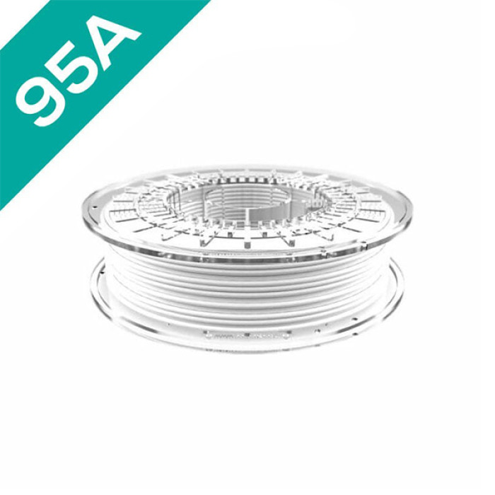 Filaflex 95A Blanco 1,75 mm (flexible-medio compatible con bowden)