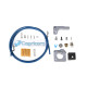 Kit Extrusor Metal Creality + 1 M de Capricorn