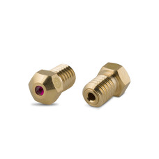 Boquilla RepRap M6 Rubí 1,75 mm x 0,4 mm (compatible e3D)