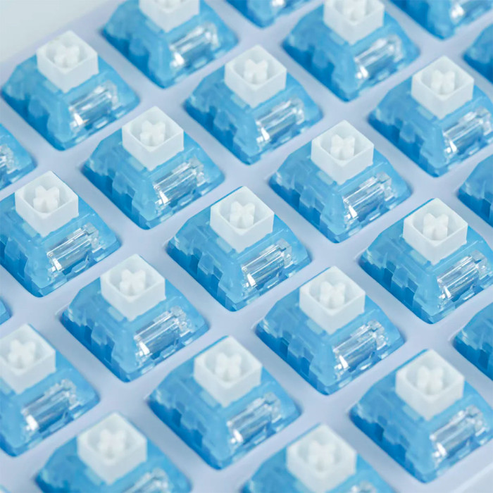 Switch táctil Clicky 5 pines teclado mecánico (MX Cherry Blue Style). Pack 10 unidades