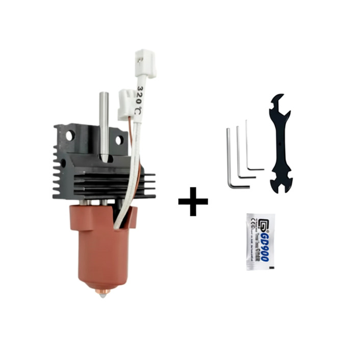 Hotend Compatible Creality Serie K1 (K1 / K1C / K1 MAX) Unicorn Quick Swap con Disipador