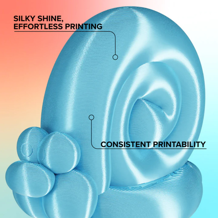 PLA Panchroma Polymaker Silk Light Blue (Celeste) 1.75 mm