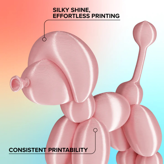 PLA Panchroma Polymaker Silk Quartz Pink (Rosa) 1.75 mm