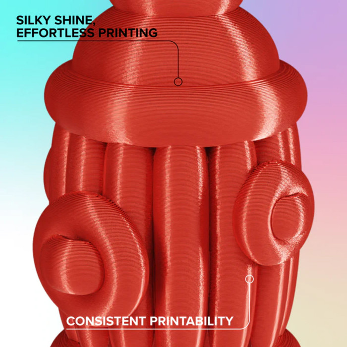PLA Panchroma Polymaker Silk Red (Rojo) 1.75 mm