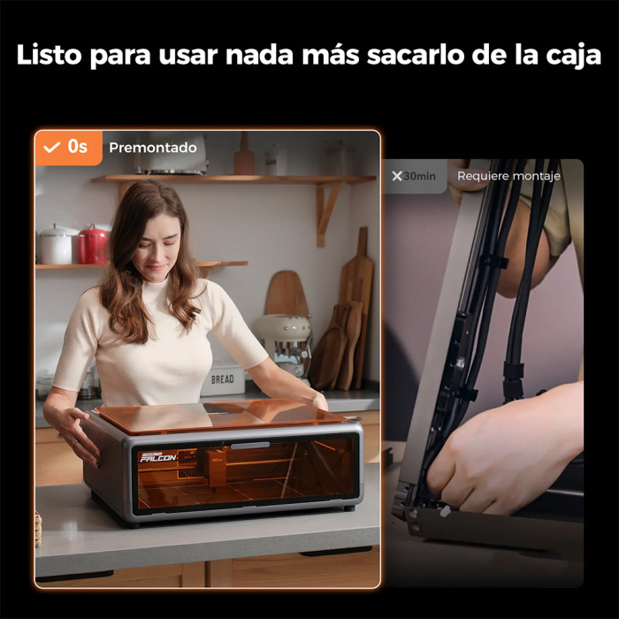 Creality Falcon A1 Grabadora y Cortadora Láser 10W