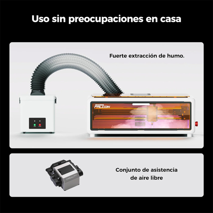 Creality Falcon A1 Grabadora y Cortadora Láser 10W