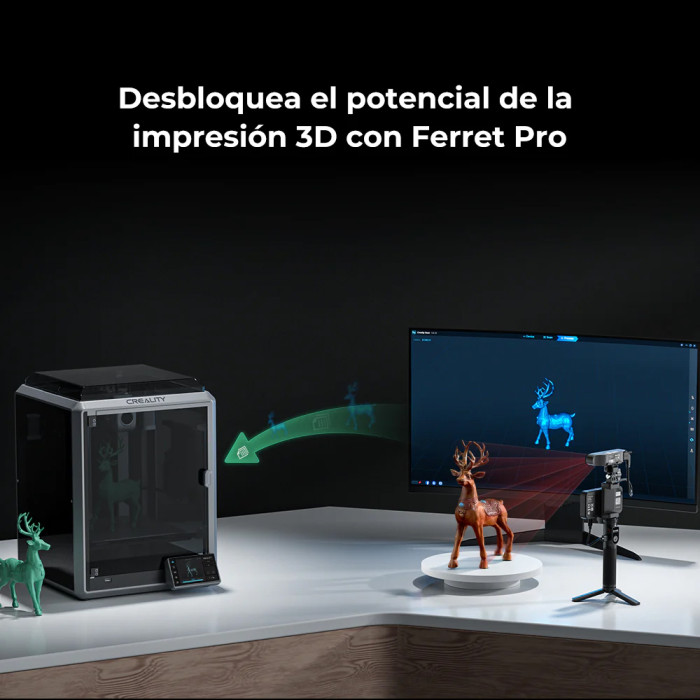Escáner 3D Creality CR-Scan Ferret PRO