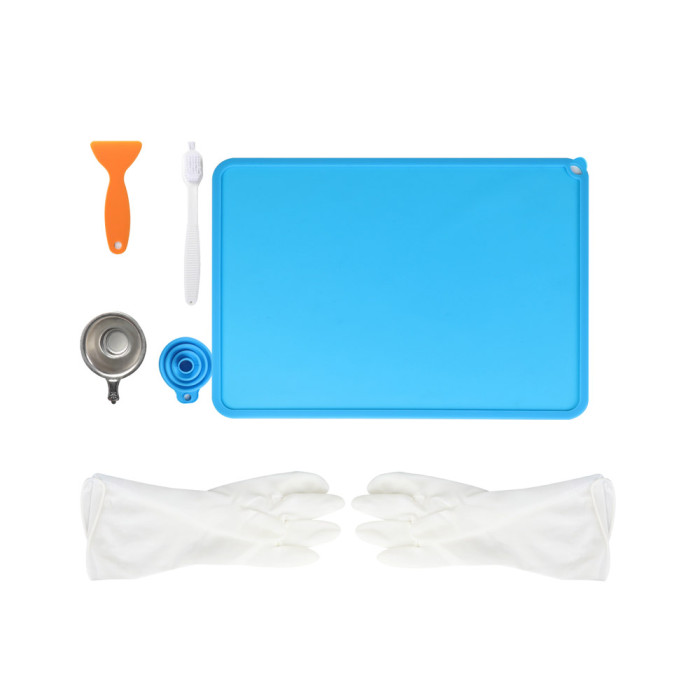 Kit de Herramientas para Resina con Lámina de Silicona