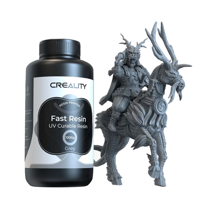 Resina Creality Rápida Fast Resin Grey (Gris) 1 Kg
