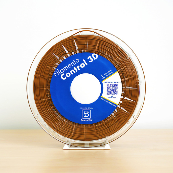 PLA Control 3D Marrón 1,75 mm