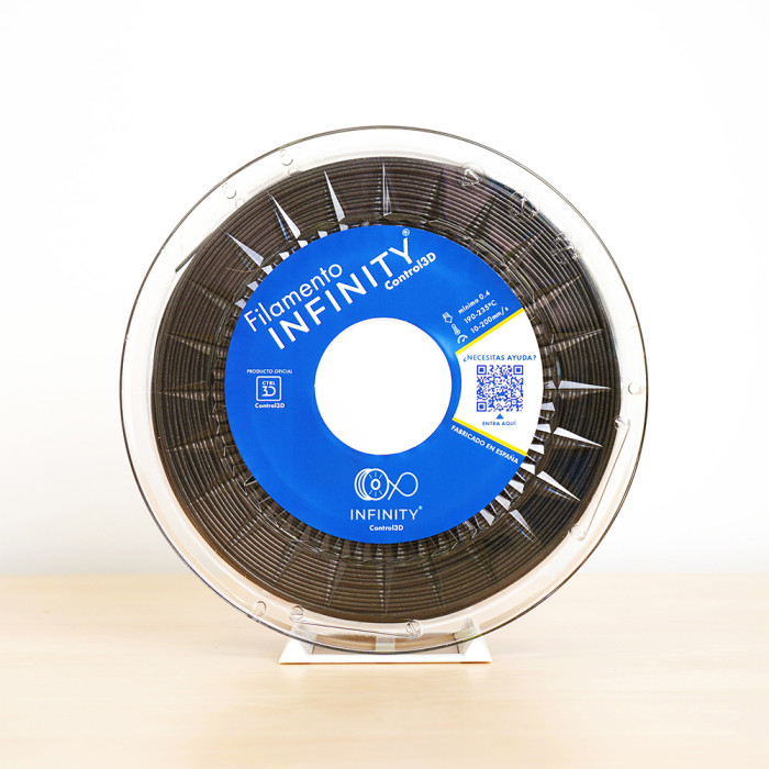 PLA Control 3D Negro Infinity 1,75 mm