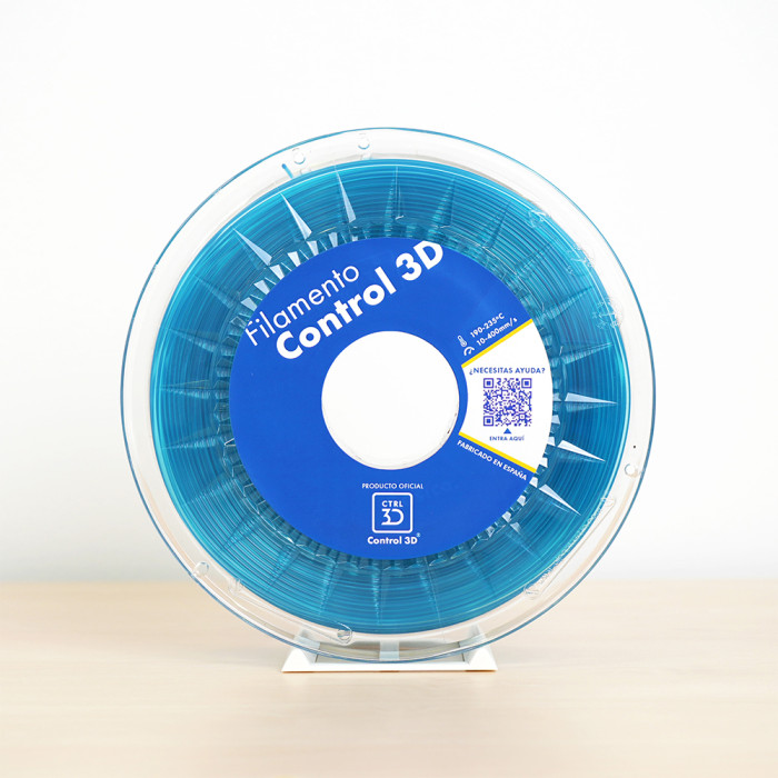 PLA Control 3D Azul Translúcido 1,75 mm
