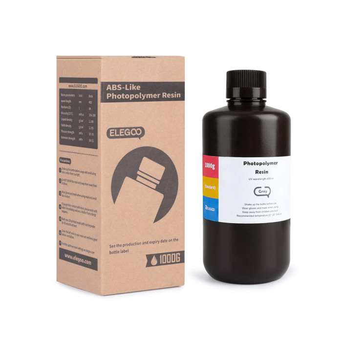 Resina Elegoo ABS-like Gris 1 Kg