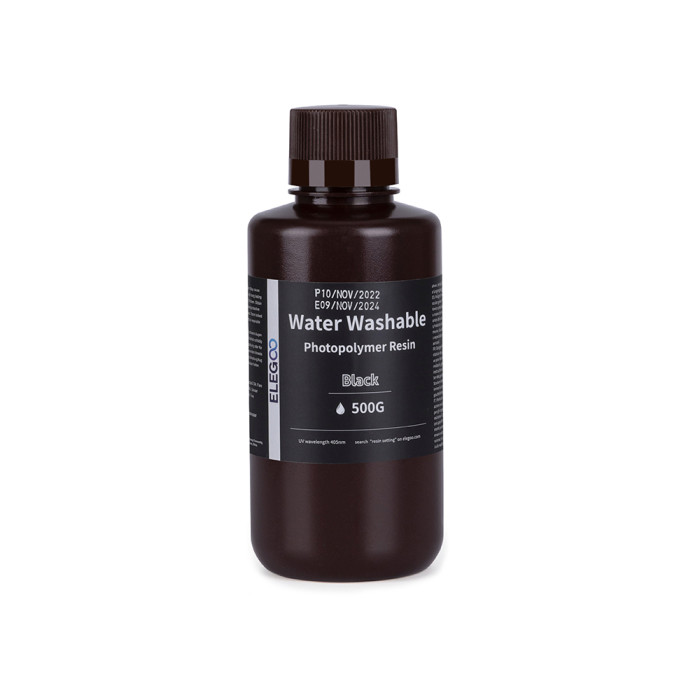 Resina Elegoo Standard Lavable en Agua 2.0 Negra