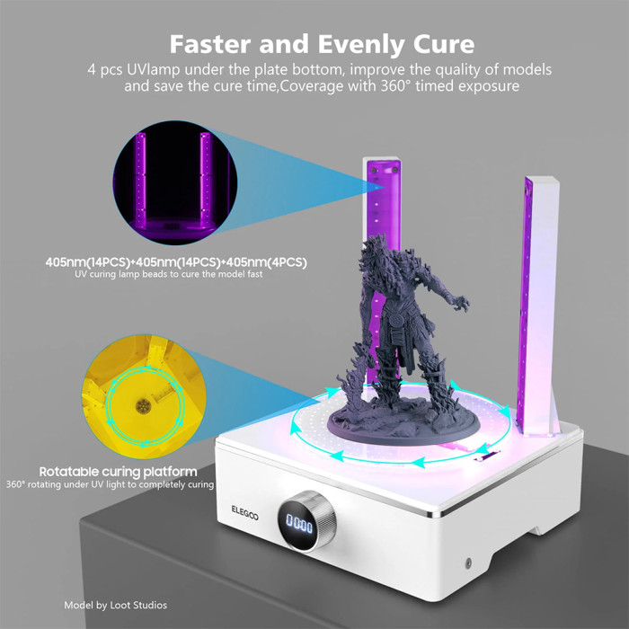 Pack Máquina de Lavado y Curado Elegoo Mercury XS Bundle