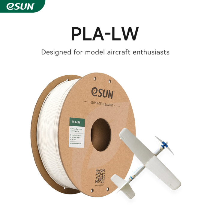 PLA eSun LW Lightweight Natural (Baja Densidad) 1,75 mm