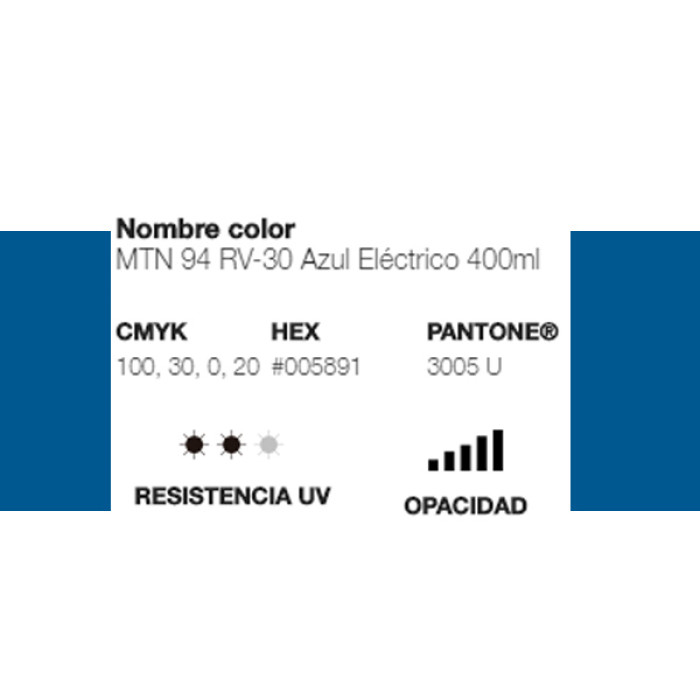Spray MTN 94 Azul Eléctrico 400ml
