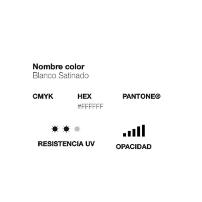 Spray MTN Hardcore Blanco Satinado 400ml
