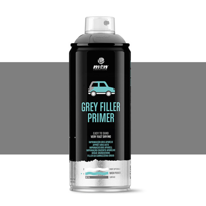 Spray MTN PRO Imprimación Gris Aparejo 400 ml