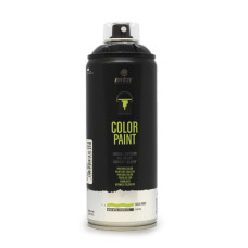 Spray MTN PRO Color Paint Negro Brillante 400 ml
