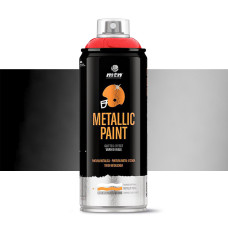 Spray MTN PRO Metalizado Negro 400ml