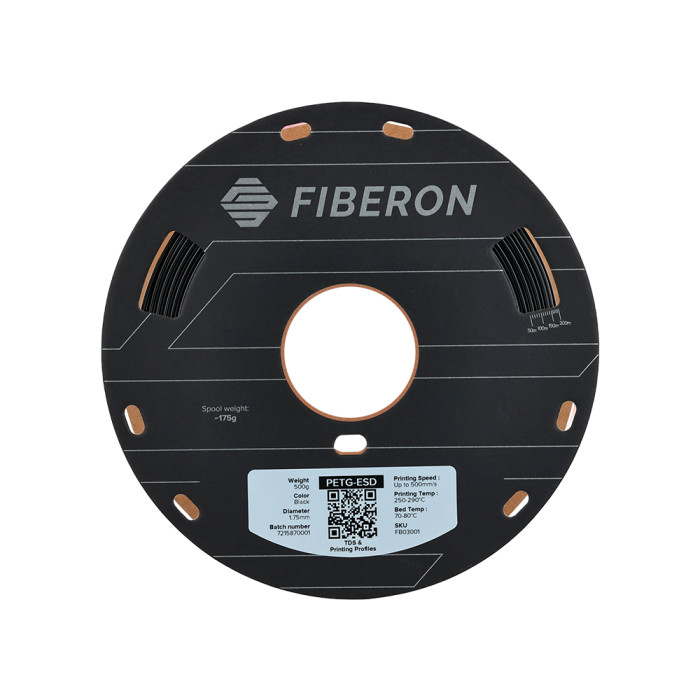 PETG-ESD Fiberon Polymaker Black 1,75 mm