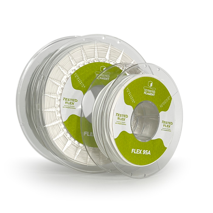 Flexible TPU 95A i3D Tested Blanco 1,75 mm