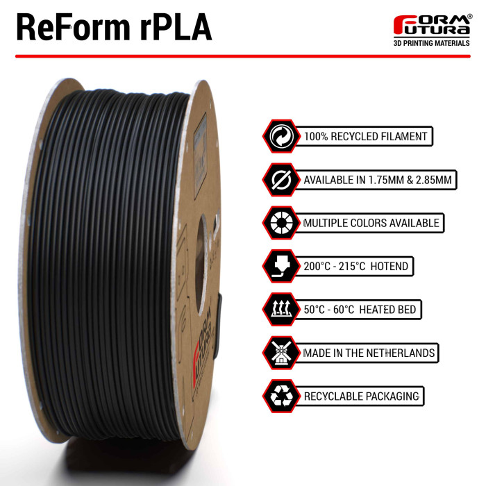 ReForm rPLA FormFutura Blanco 1,75 mm (reciclado)