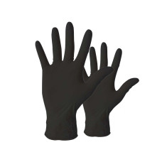 Guantes Nitrilo Negro Pack 100 uds