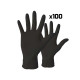 Guantes Nitrilo Negro Pack 100 uds