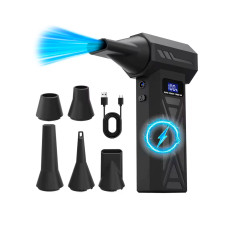 Pistola de Aire / Pistola de Aire 2 en 1 con Aspirador. 4 modos de Velocidad 75W