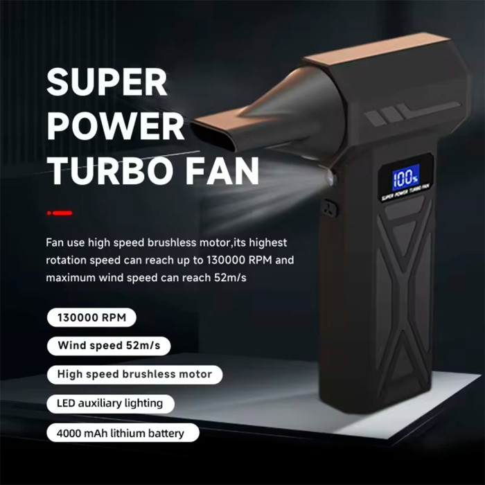 Pistola de Aire / Pistola de Aire 2 en 1 con Aspirador. 4 modos de Velocidad 75W