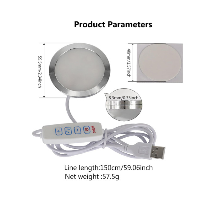 Kit DIY Lámpara de luz LED Aluminio Compatible Bambu Lab MH001