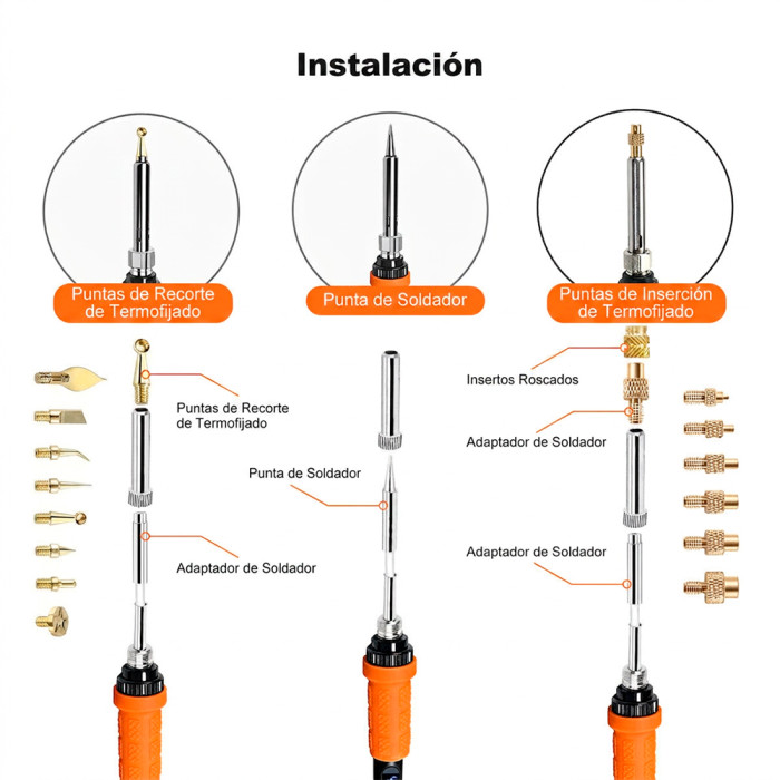 Kit Soldador Mintion Trabajos de Precisión