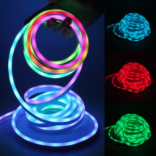 Luces LED Neon Flex Muticolor 5/10 m con adaptador USB