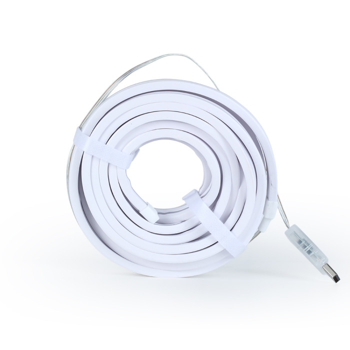 Luces LED Neon Flex Muticolor 5/10 m con adaptador USB