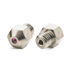 Boquilla de Cobre Niquelado con Rubí MK8 1,75 mm x 0,40 mm (compatible Creality)