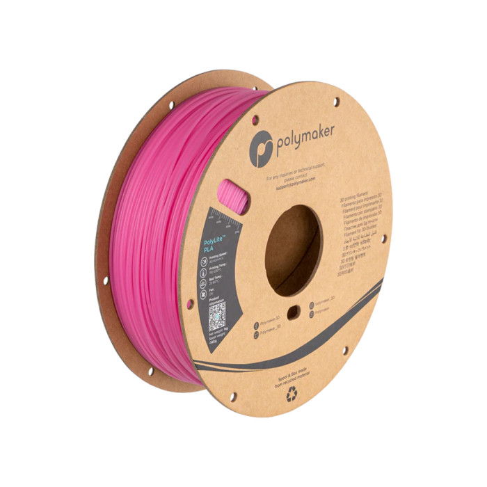 PLA PolyLite Polymaker Temperature Color Change Purple/Pink/Translucent 1.75 mm
