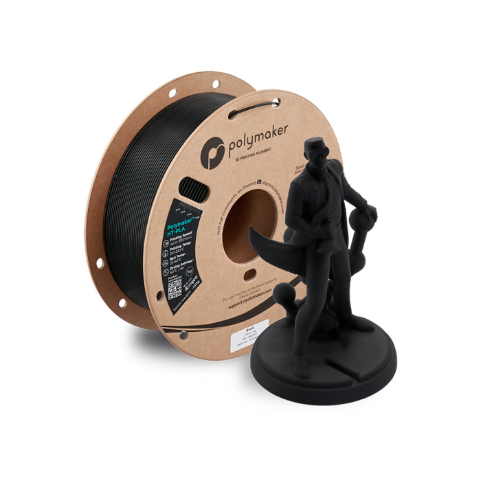 HT-PLA Polymaker Black (Alta Temperatura) 1,75 mm