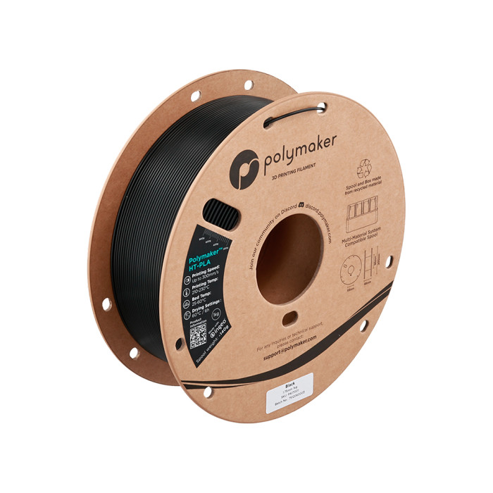 HT-PLA Polymaker Black (Alta Temperatura) 1,75 mm