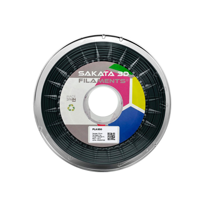 PLA 850 Sakata 3D Gris Antracita (Grey Antracite) 1,75 mm