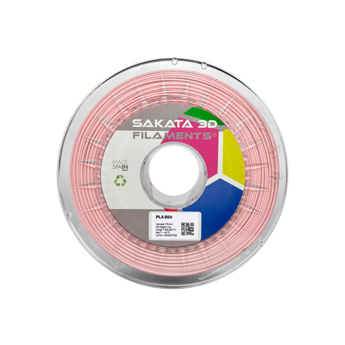 PLA 850 Sakata 3D Rosa Bebé Pastel (Pastel Baby Pink) 1,75 mm
