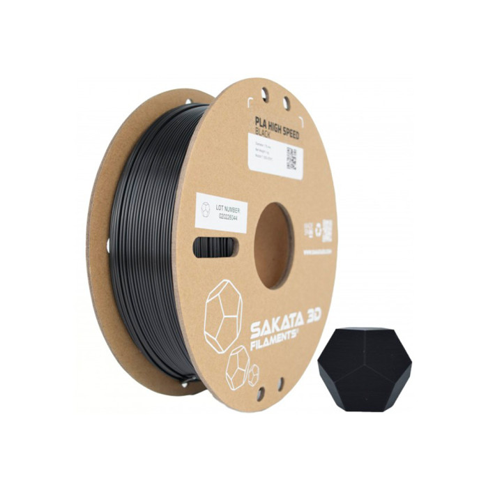 PLA High Speed PRO Sakata 3D Negro 1.75 mm
