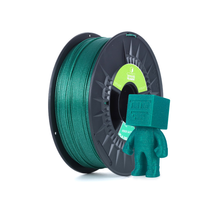 PLA i3D Tested Glitter Verde 1.75 mm