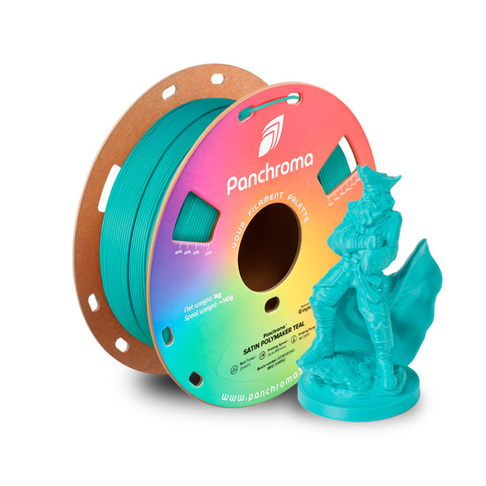 PLA Panchroma PolyMaker Satin Teal (Antiguo PolyTerra) 1,75 mm