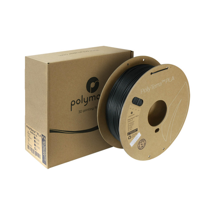 PLA PolyTerra PolyMaker Edition R Black (Negro) 1.75 mm