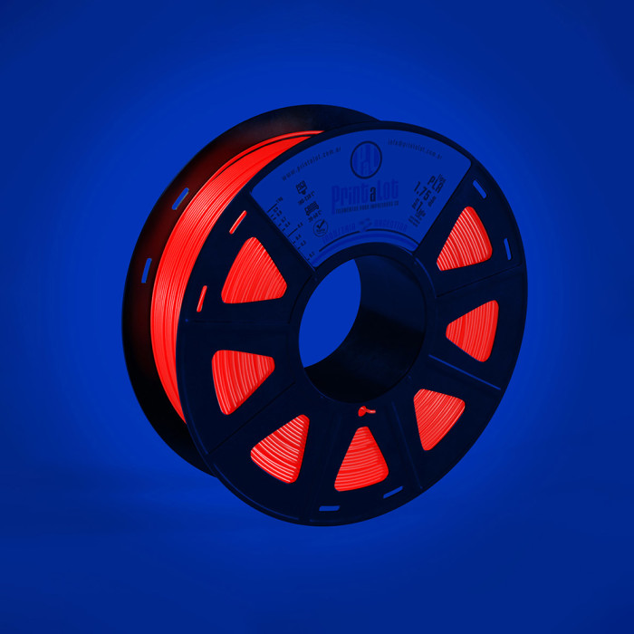 PLA Printalot Rojo Fluorescente 1.75 mm