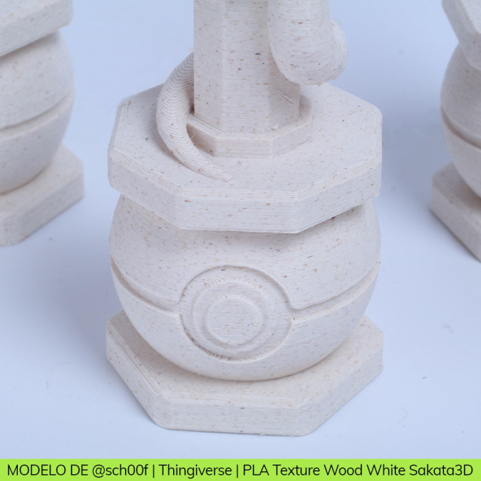 PLA 850 Texture Wood White (Madera Blanca) Sakata 3D 1,75 mm