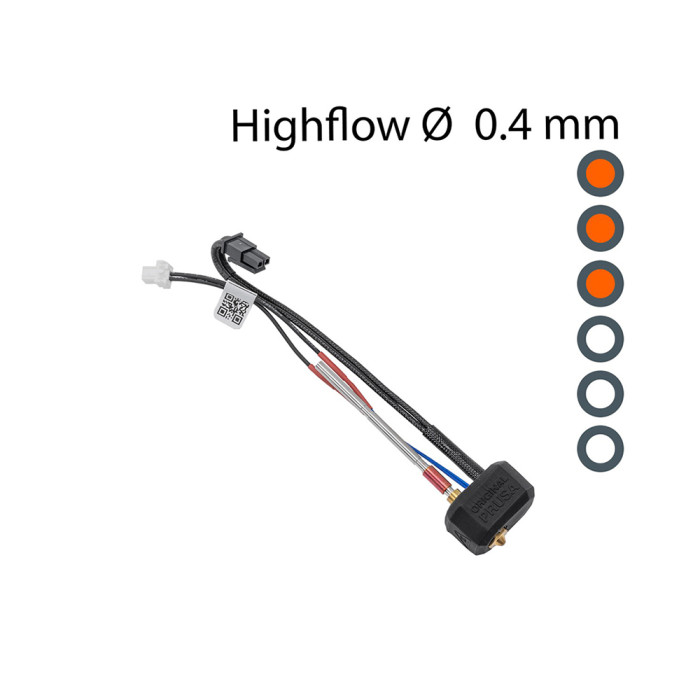 Prusa Hotend de latón para Nextruder. Hotend Prusa MK4/S, Prusa XL, CORE One/+, Core One L