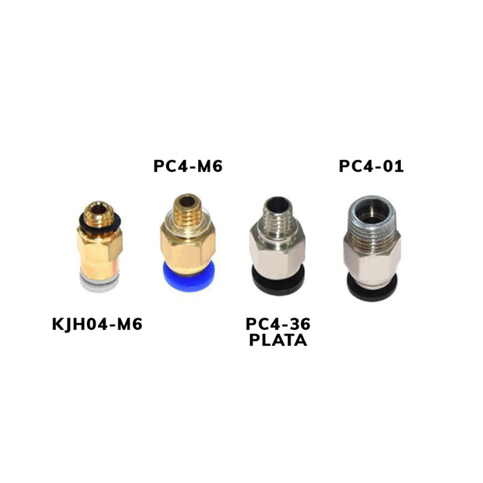 Racorc Acoplador Conector Bowden PTFE